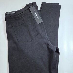 NWT Liverpool Black Ponte Knit Pants Size 16